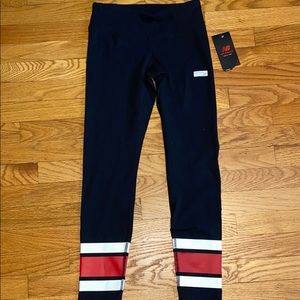 New balance stripe leggings
